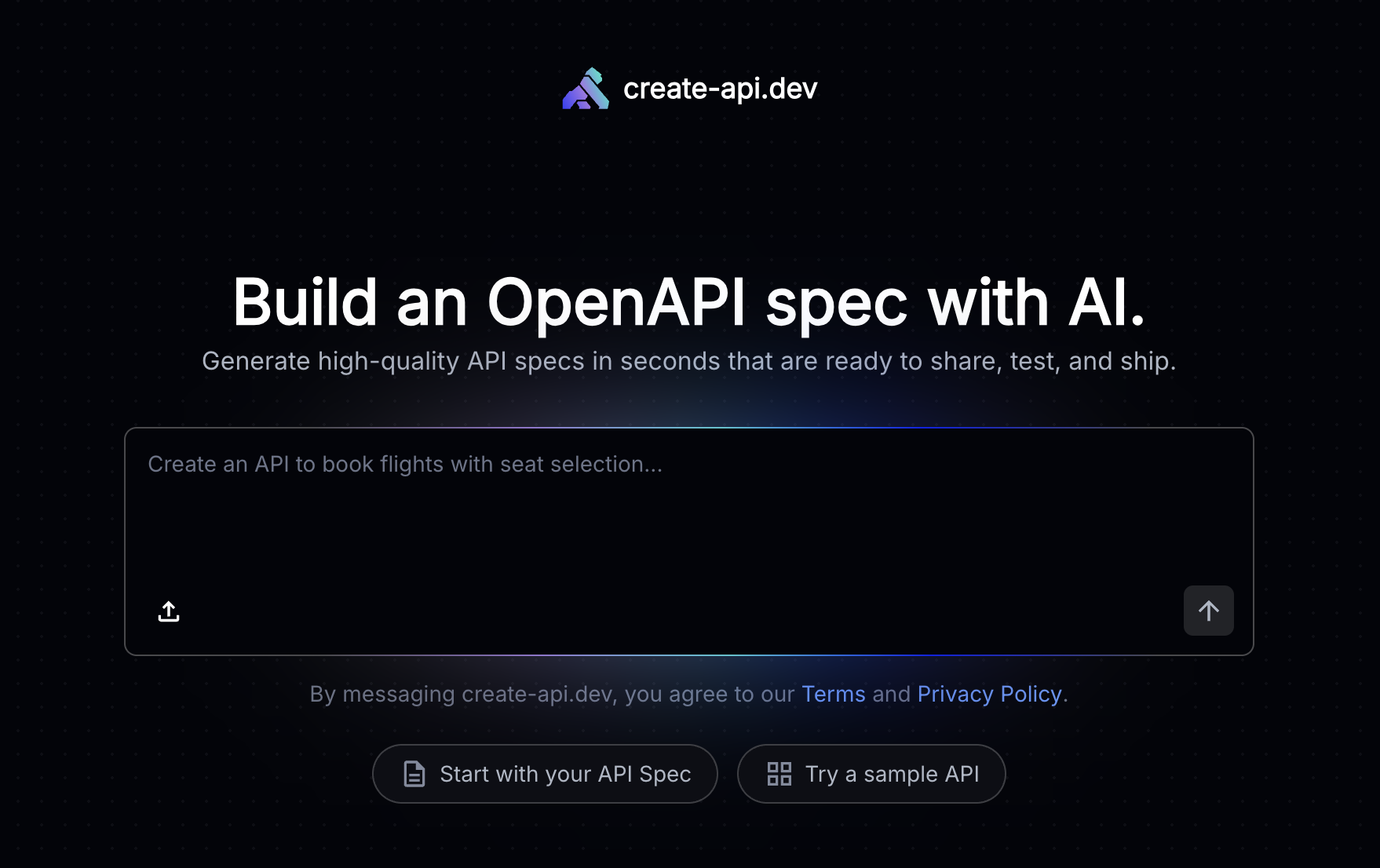  create-api.dev by Kong