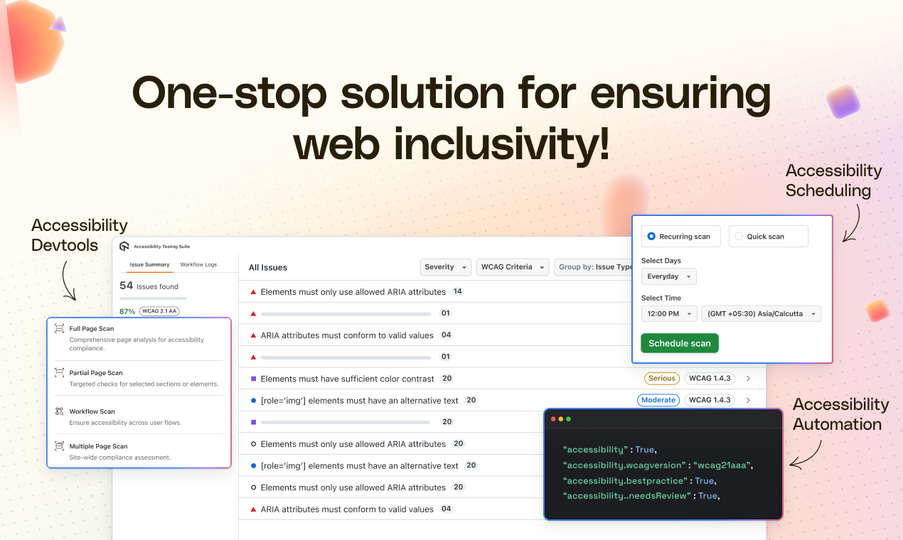 LambdaTest Accessibility Testing Suite