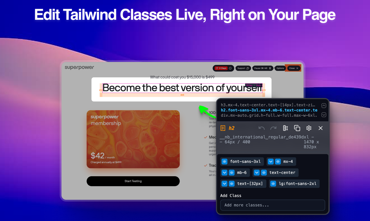 Tail Lens for Tailwind