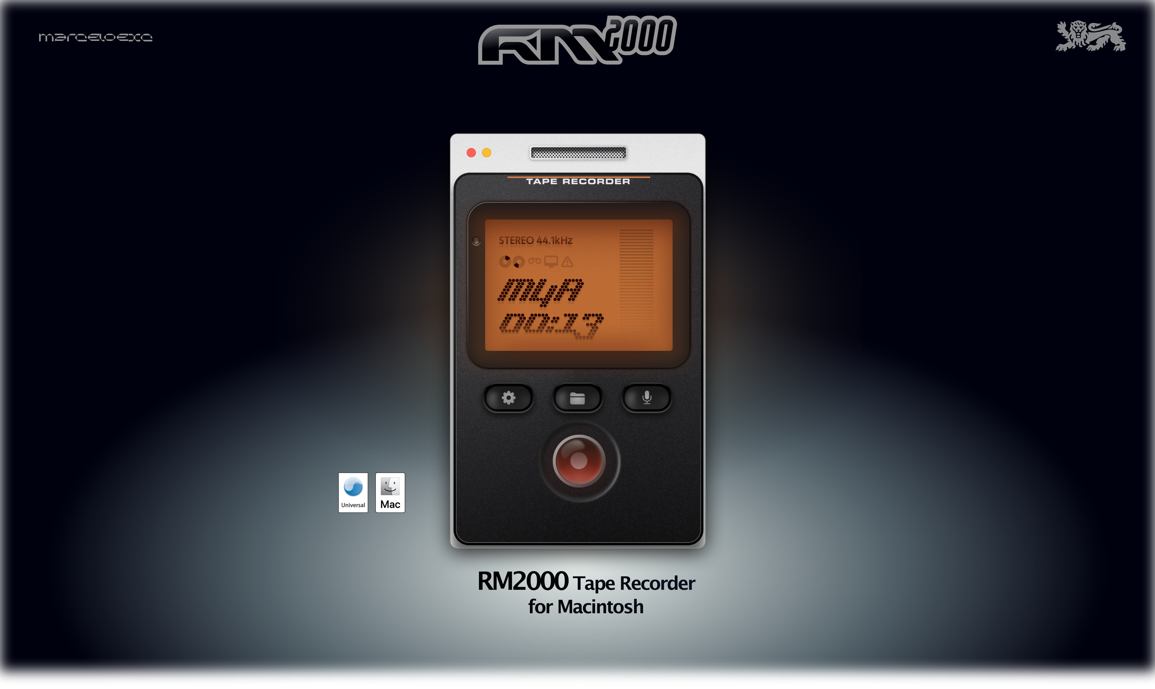 RM2000 Tape Recorder