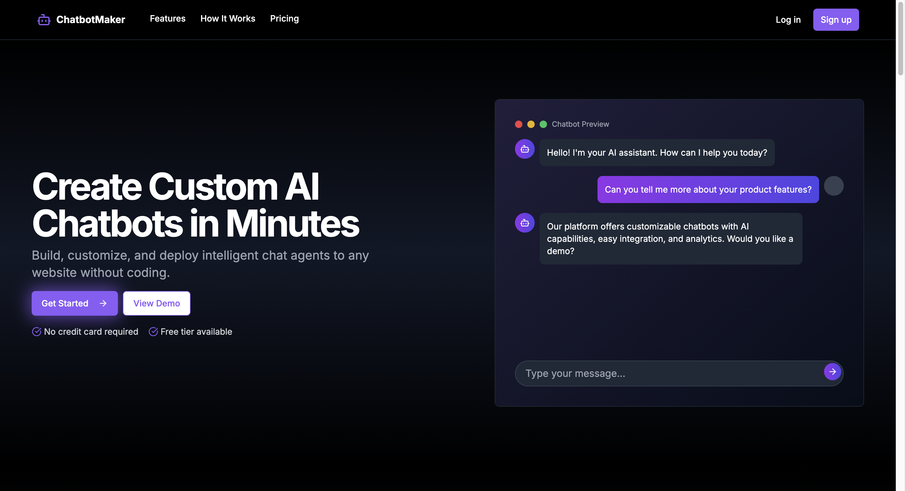 WidderAI - AI Chatbots in Minutes