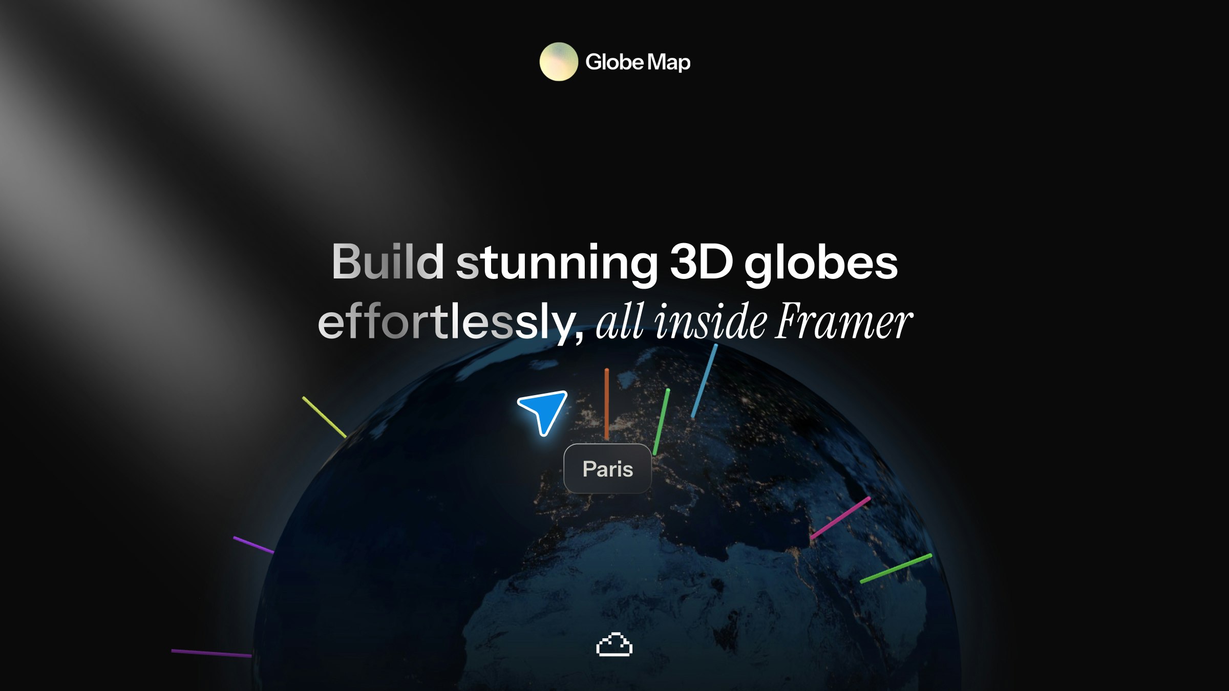 Globe Map for Framer