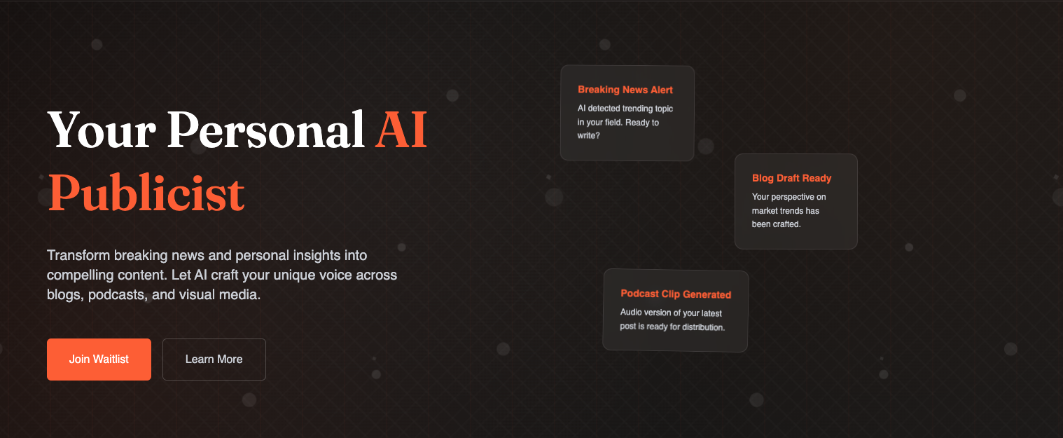 Personal AI Publicist