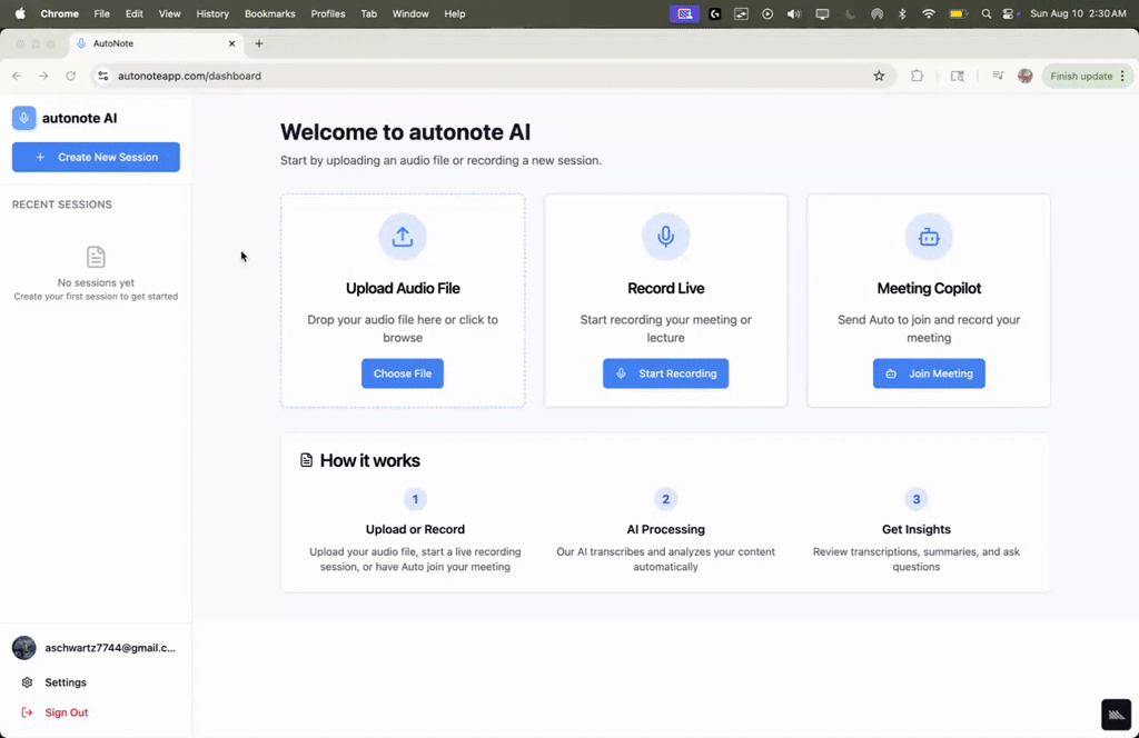 autonote AI 