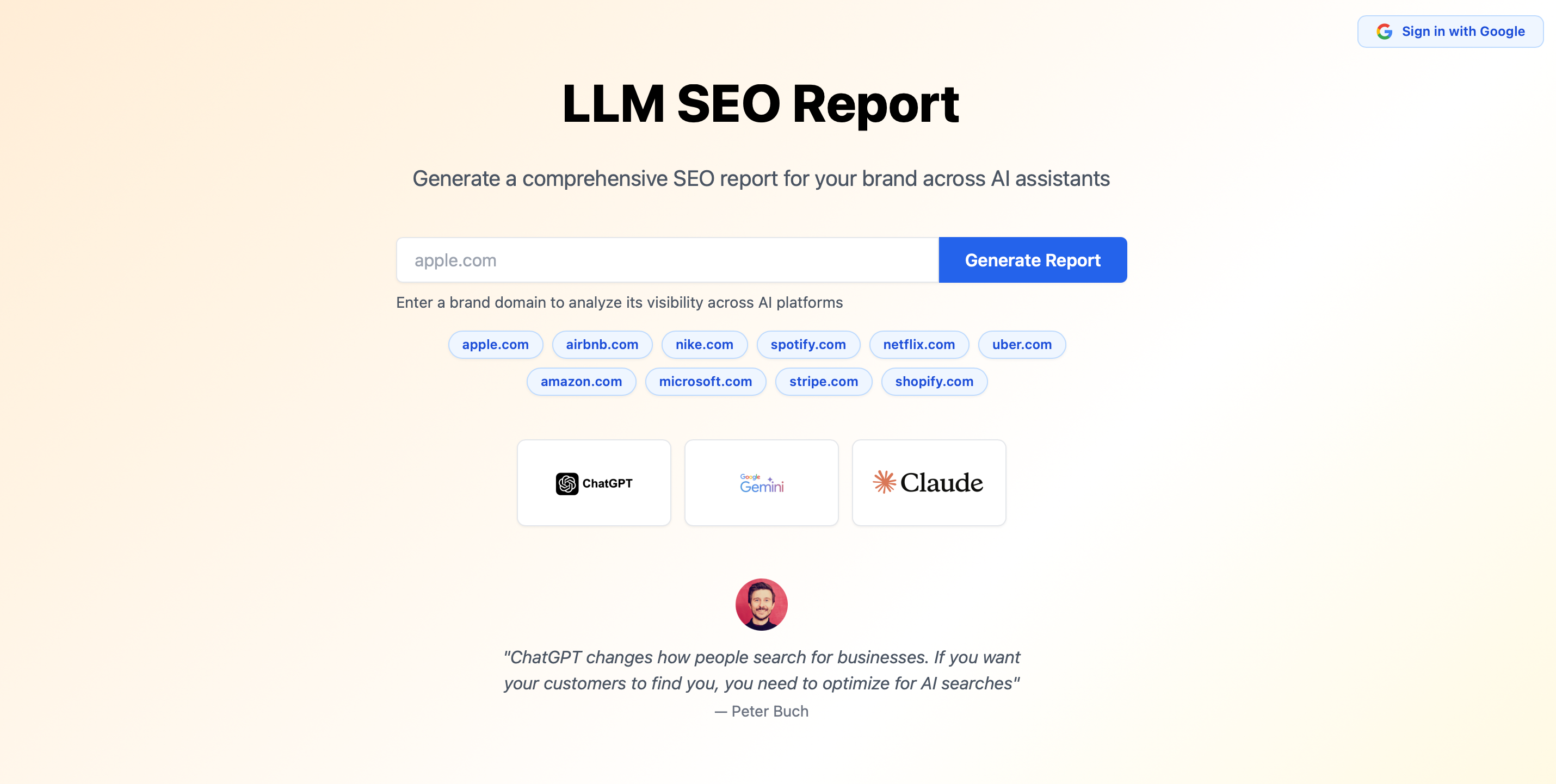 LLM SEO Report