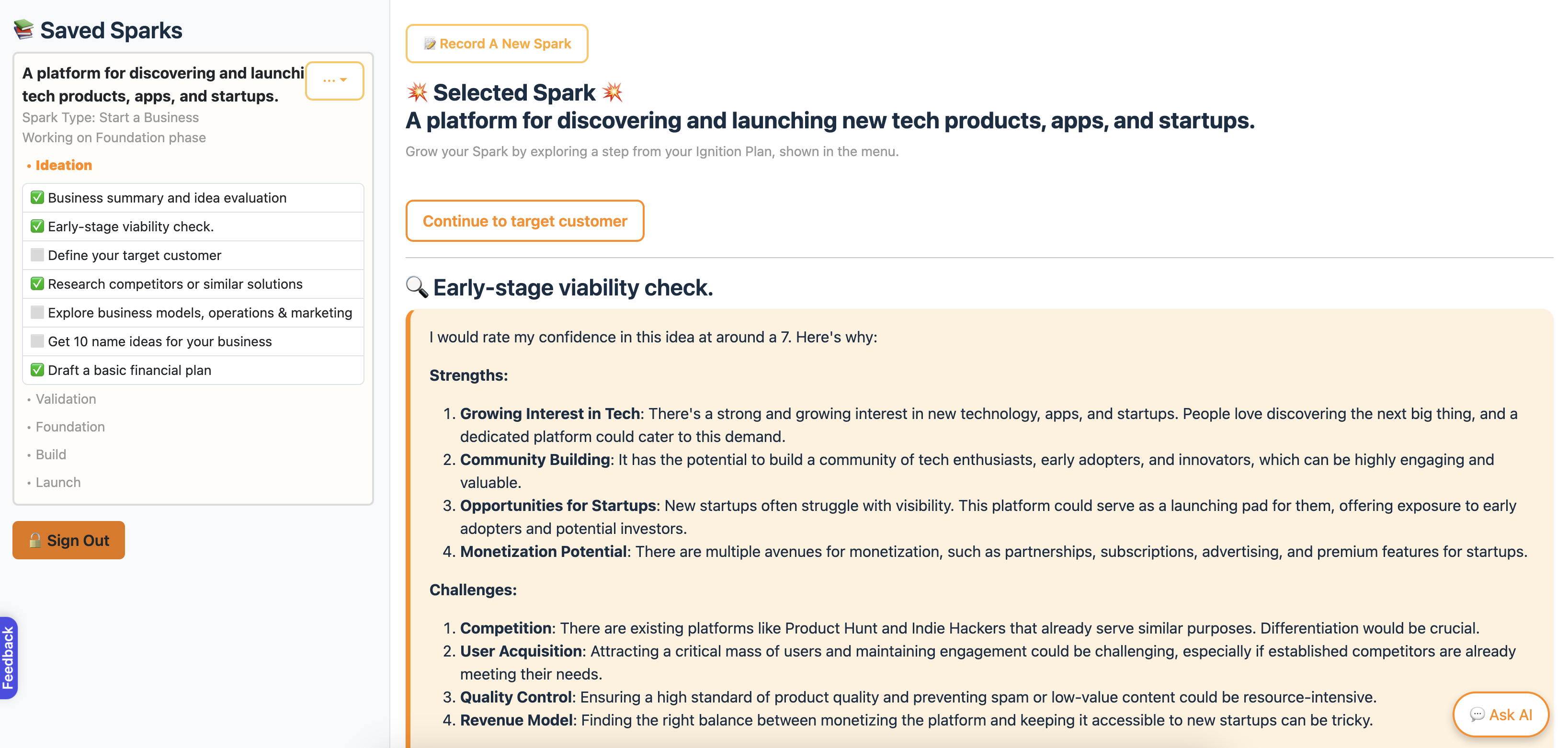 SparkBuddy — Turn Your Idea Into Reality