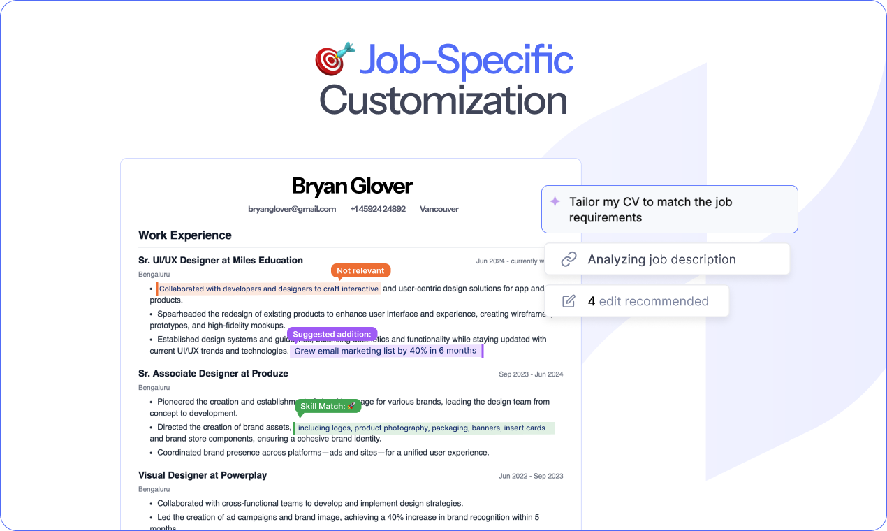 Nanonets Resume Builder