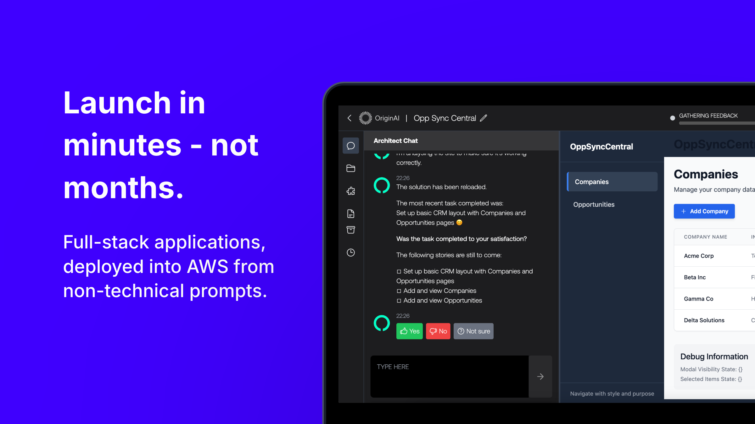 Origin AI + templates