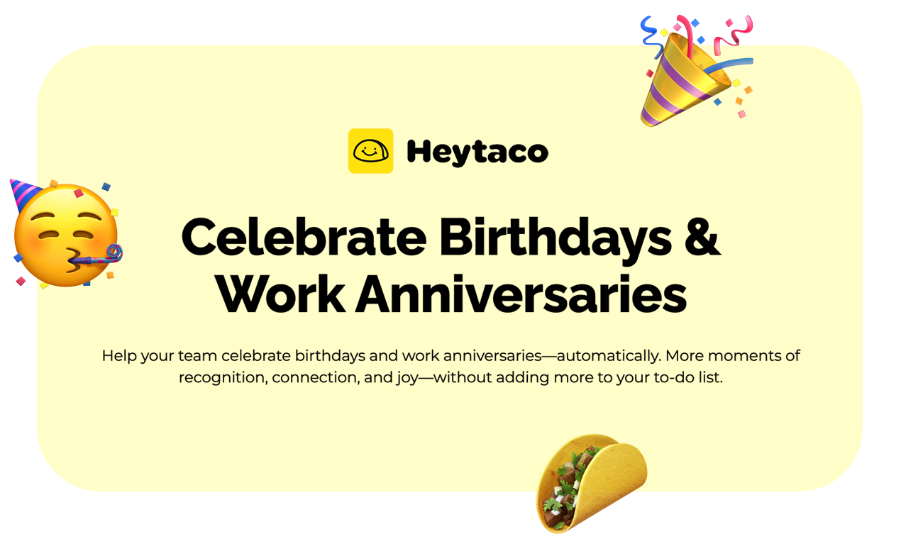 HeyTaco Milestones for Slack
