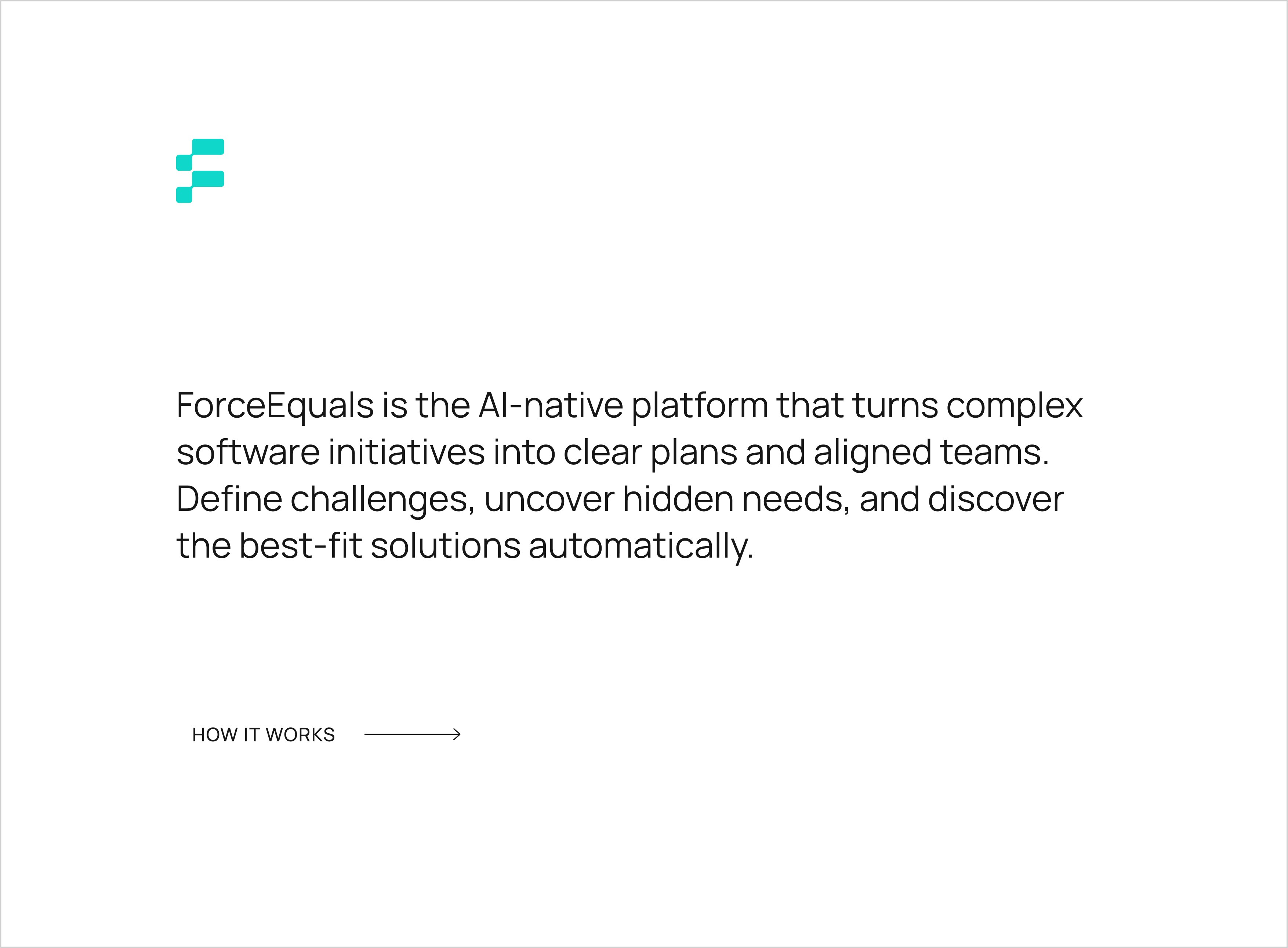 ForceEquals Project Planner
