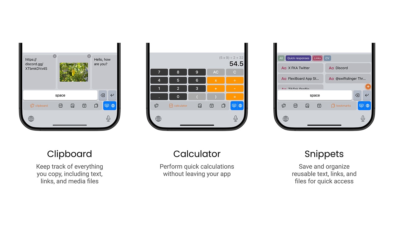 FlexiBoard: Keyboard Shortcuts