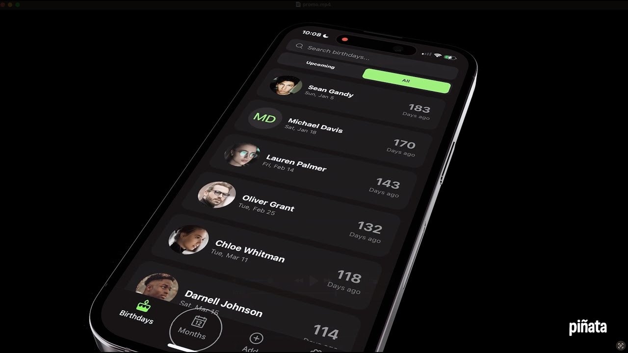 Piñata Birthday Reminder