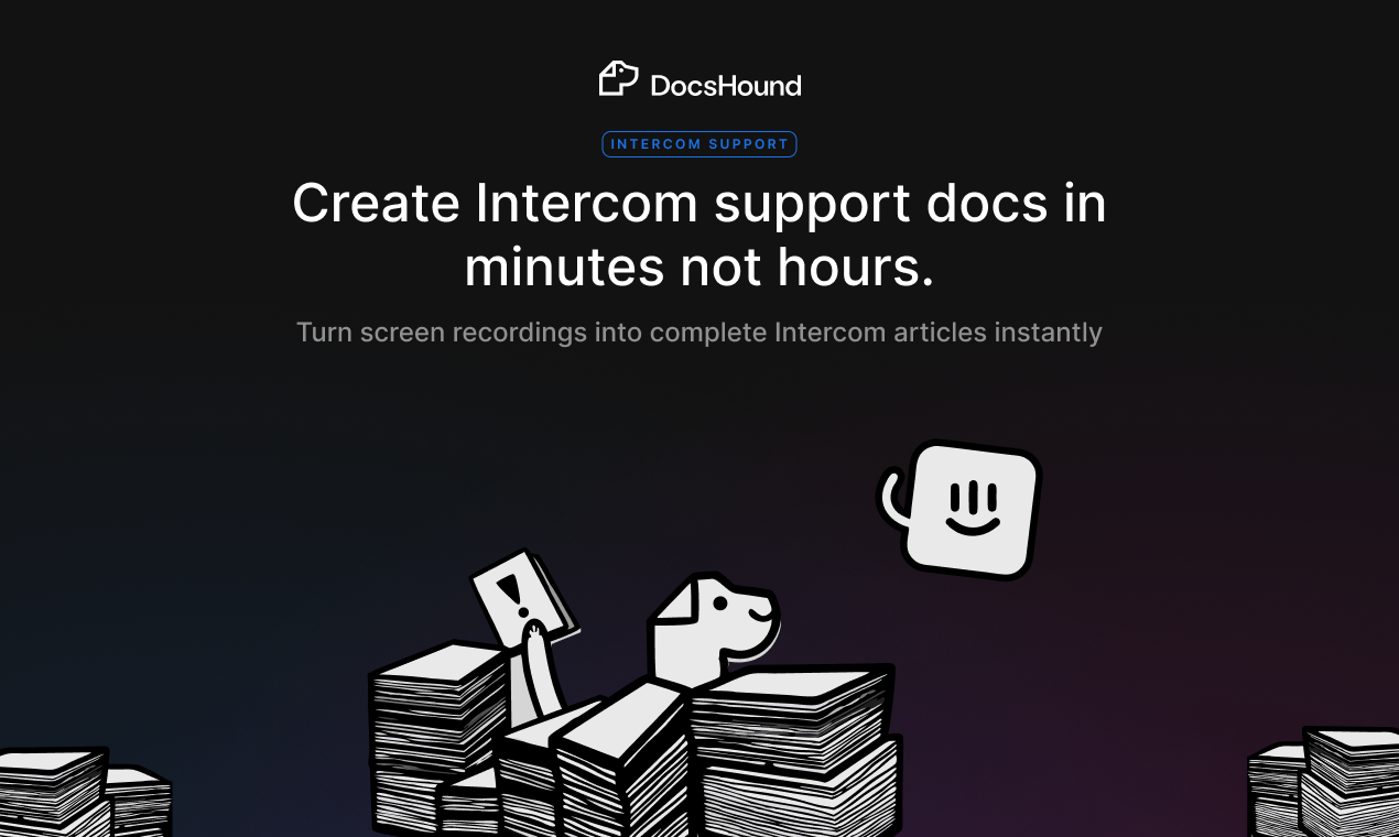 Demo → Intercom by DocsHound