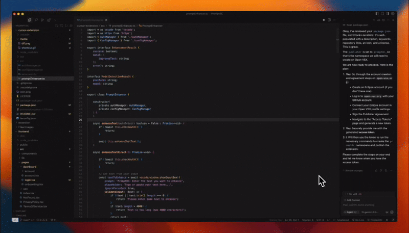PromptDC - Cursor for Prompts