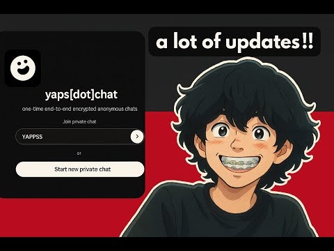 yaps[dot]chat redesigned
