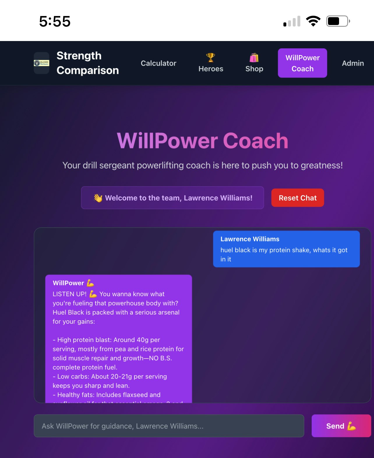 WillPower Strength Coach
