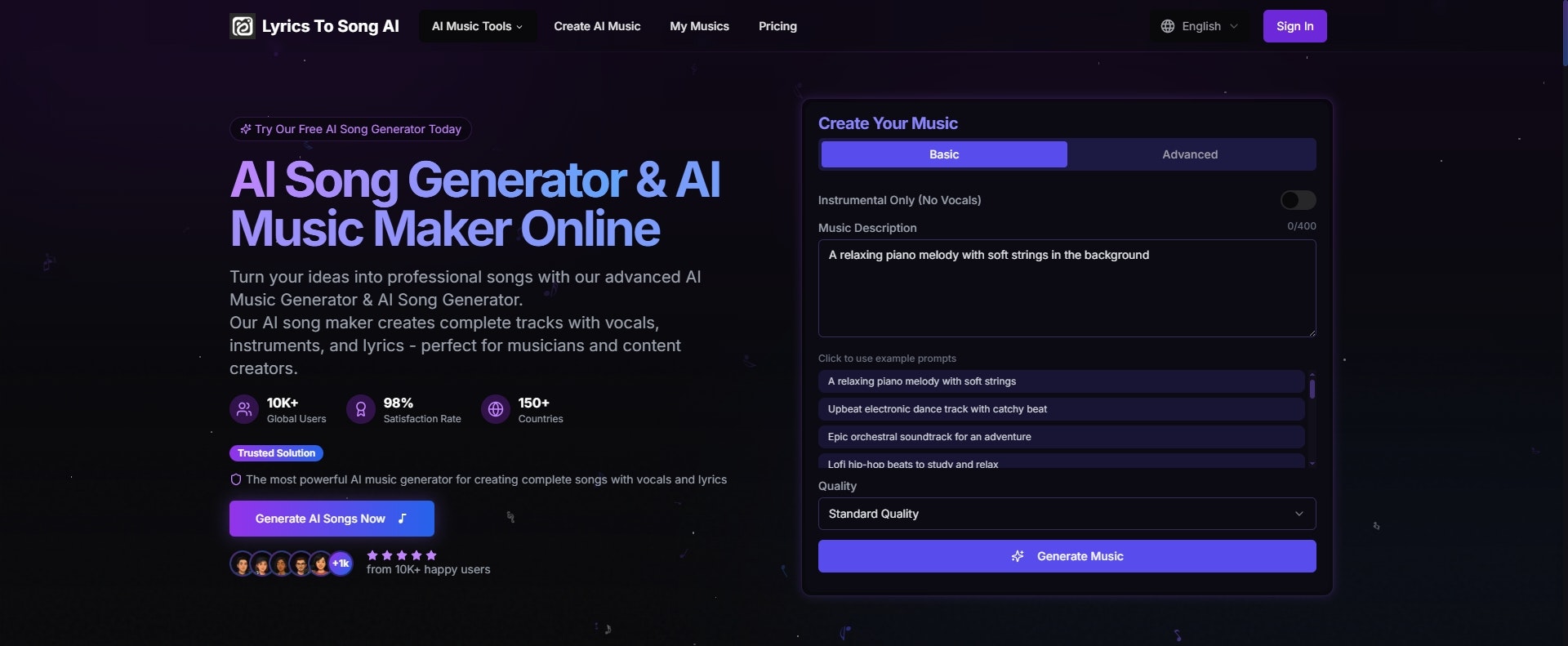 AI Song Generator