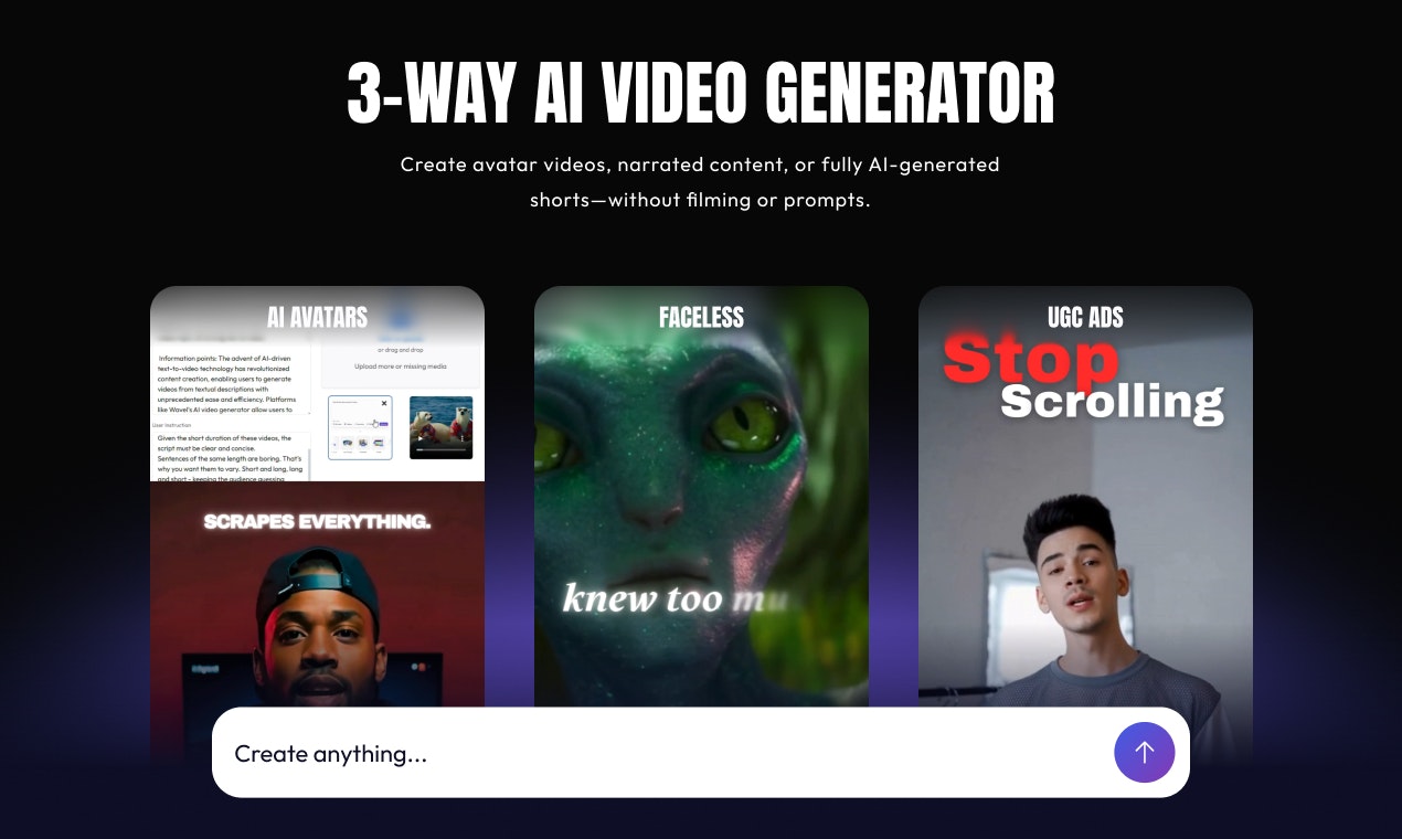 AI Video Generator by Wavel AI